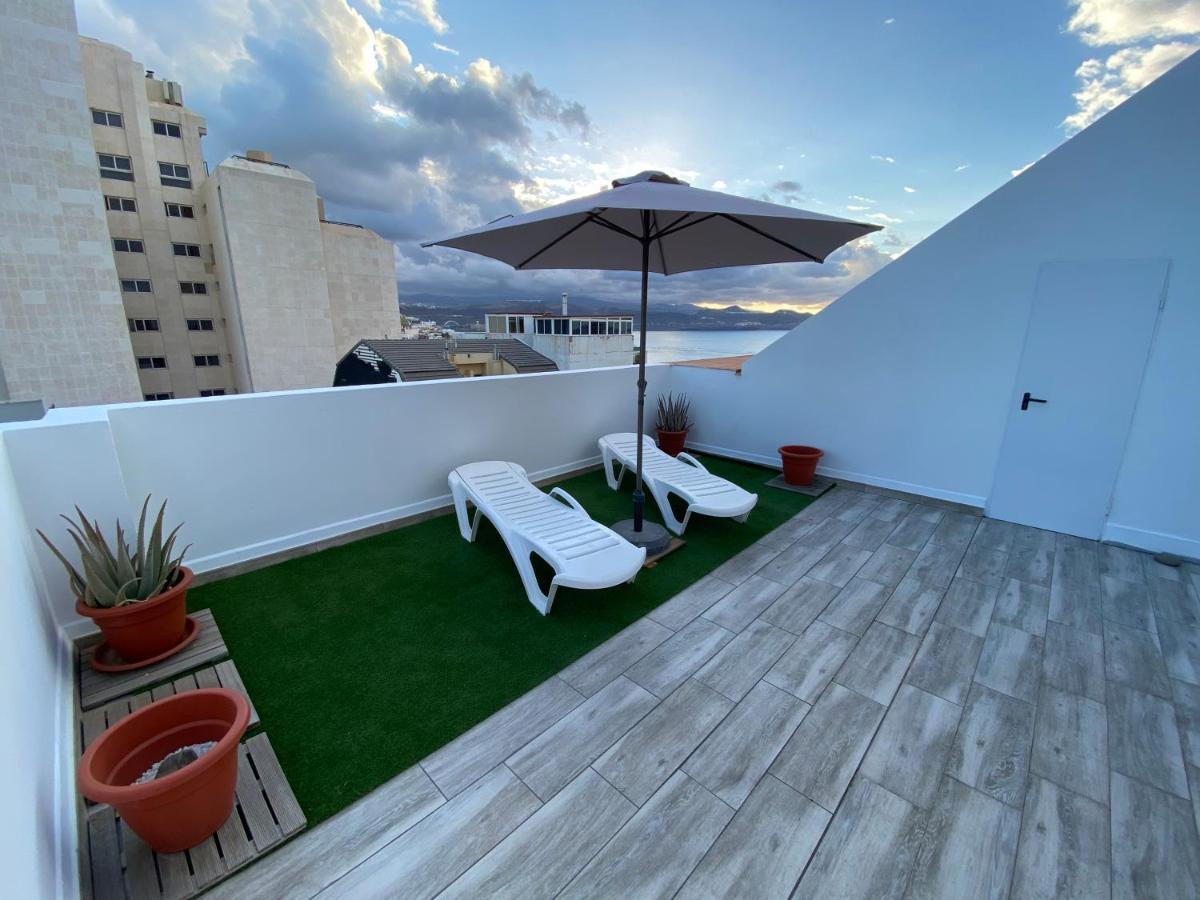 Holiday Home & Rooftop Lounge لاس بالماس دي غران كاناريا المظهر الخارجي الصورة
