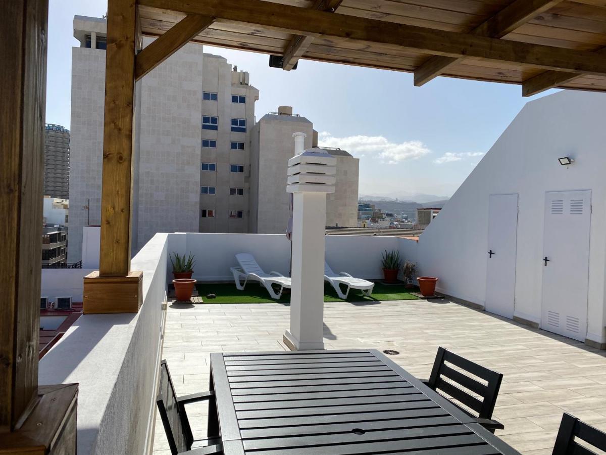 Holiday Home & Rooftop Lounge لاس بالماس دي غران كاناريا المظهر الخارجي الصورة